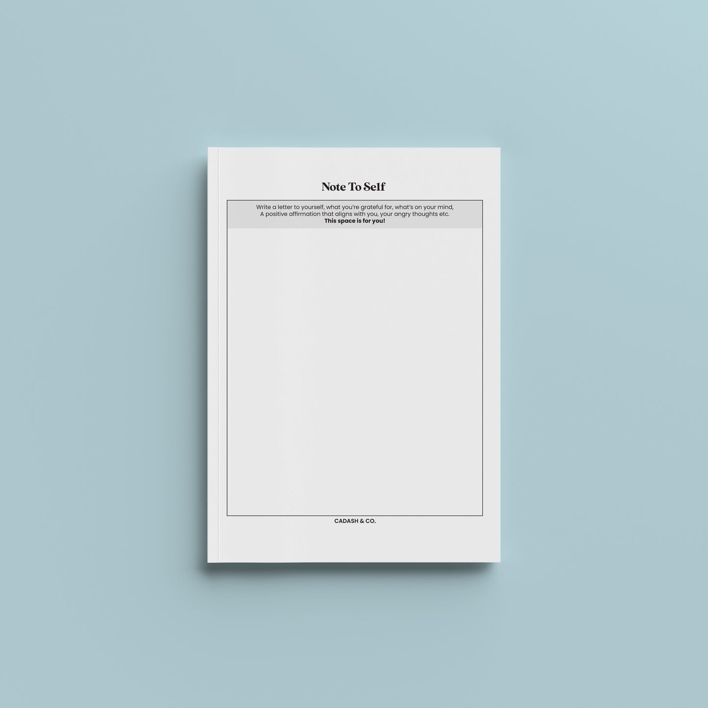 Cadash & Color | Self care coloring book