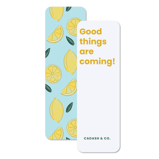 Good things bookmark