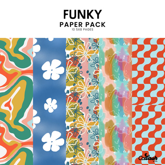 Funky Sticker Paper Pack