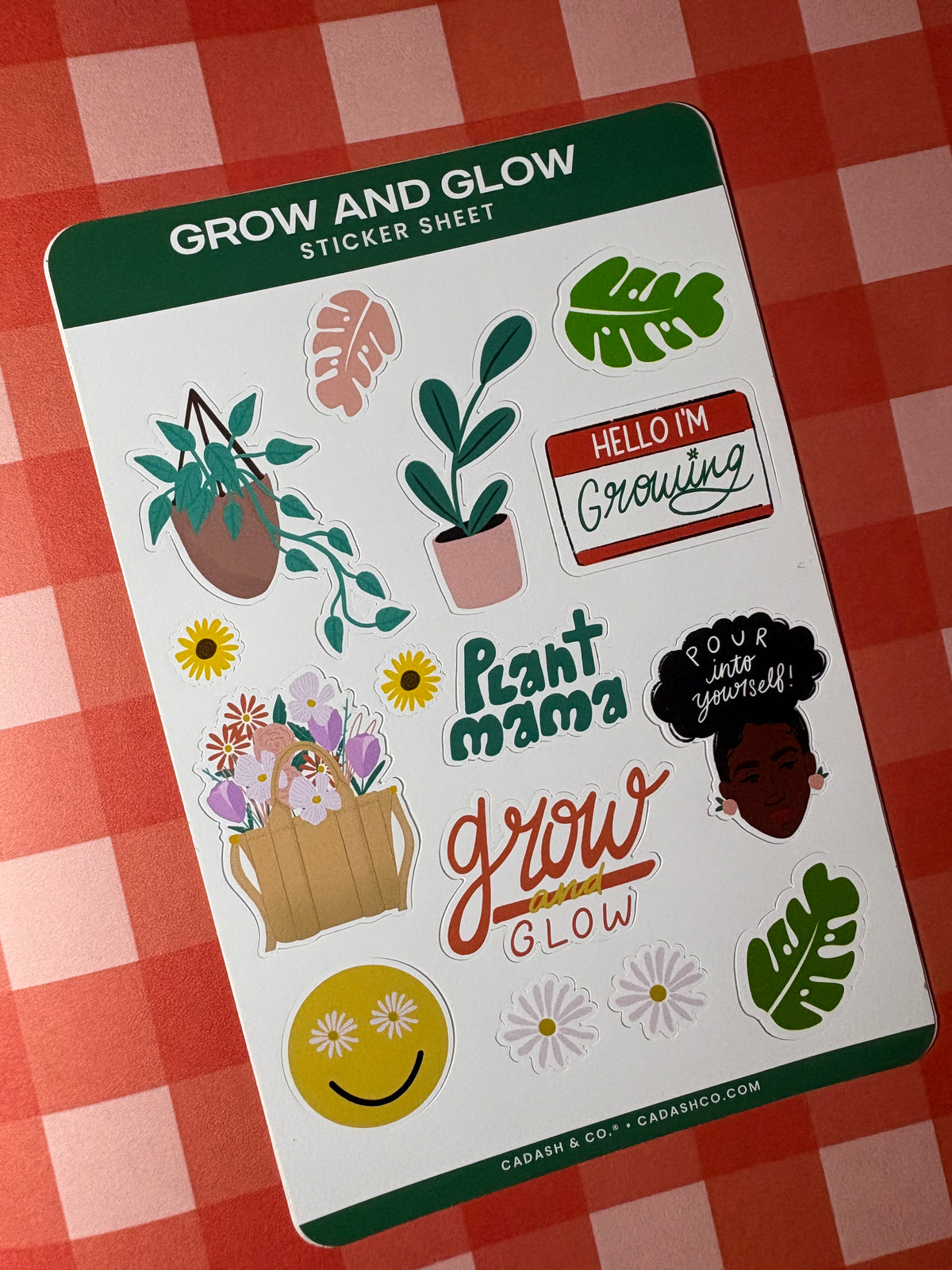 Grow and Glow Sticker Sheet
