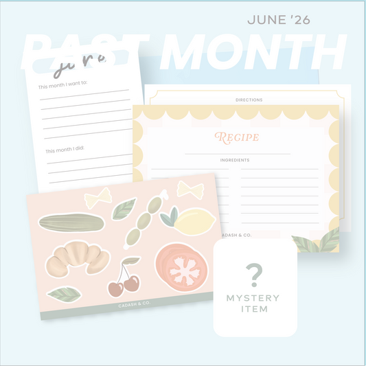 Cadash Club - Monthly snail mail