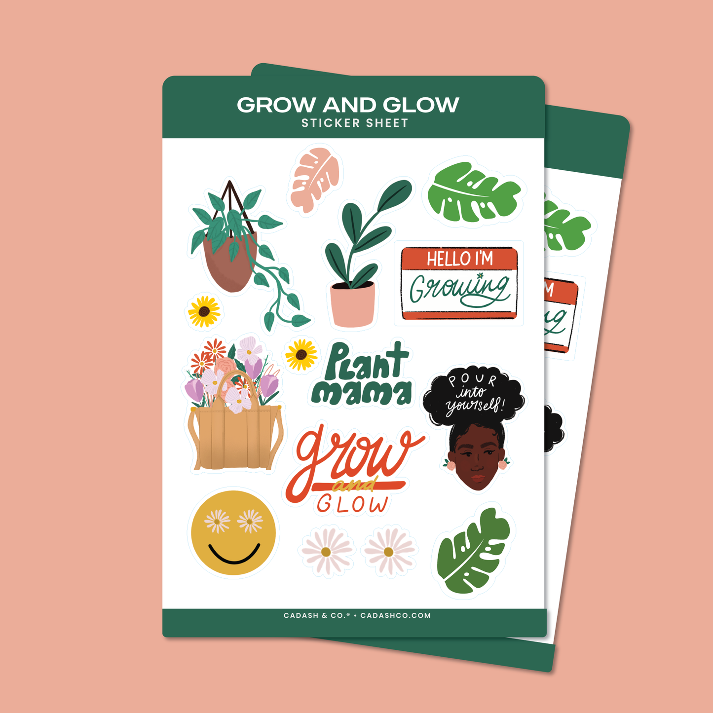 Grow and Glow Sticker Sheet