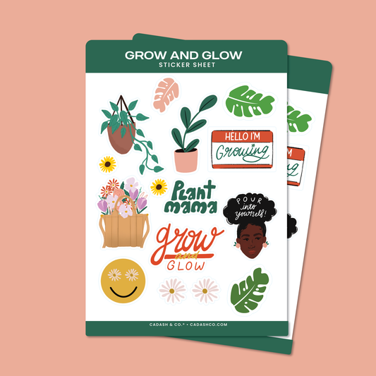 Grow and Glow Sticker Sheet