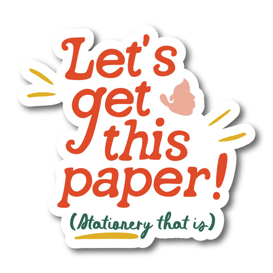 Let's Get This Paper