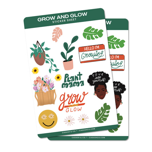 Grow and Glow Sticker Sheet