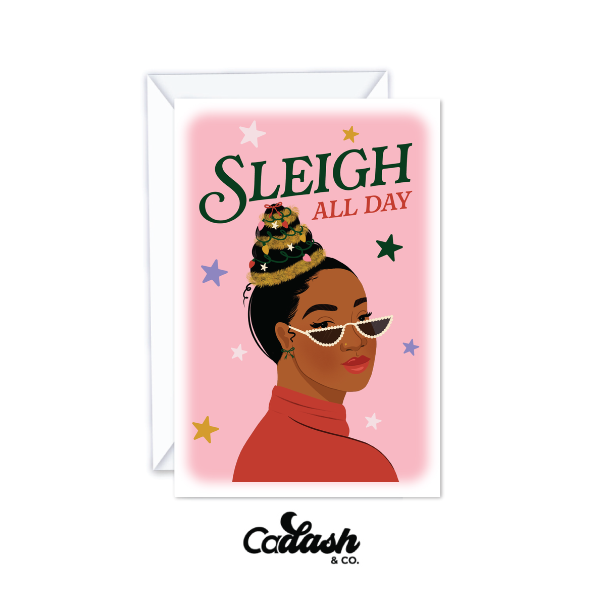 Sleigh Greeting card