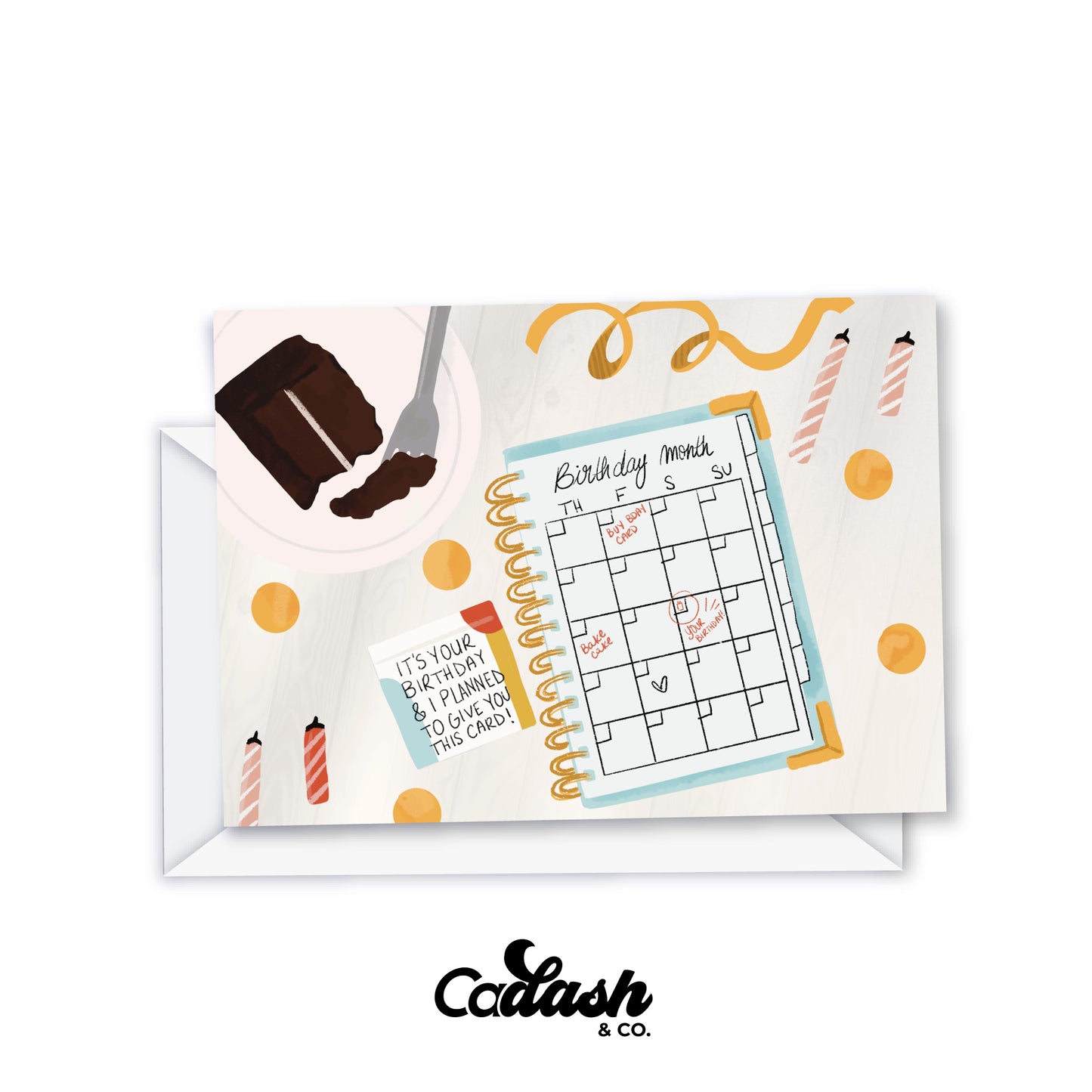 Well planned Greeting card