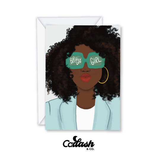 Birthday Girl Greeting card