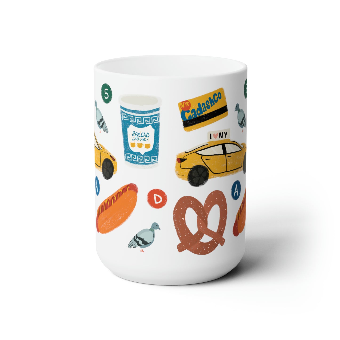 I LOVE NYC Ceramic Mug 15oz