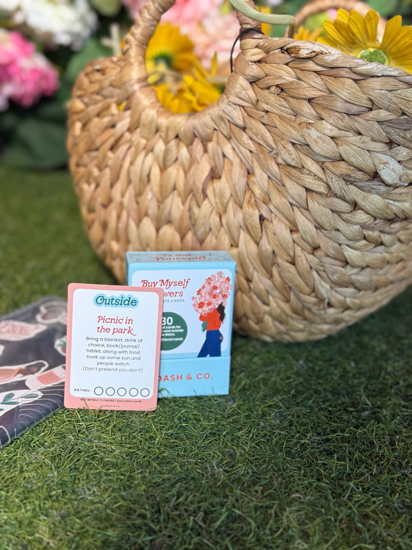 Buy Myself Flowers, Solo Date Cards