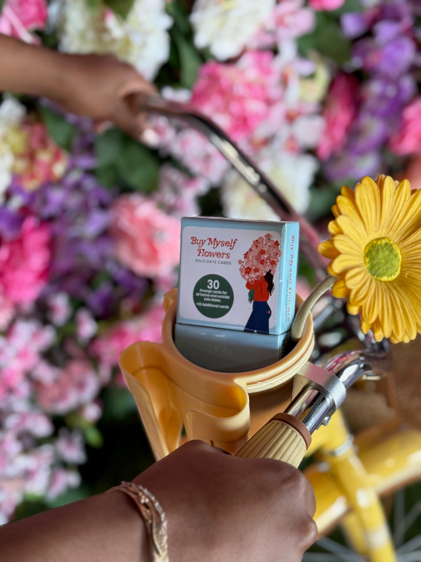 Buy Myself Flowers, Solo Date Cards