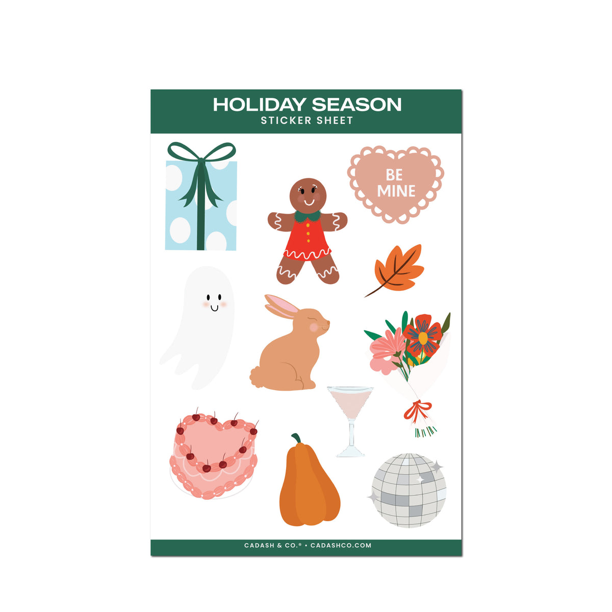 Holiday Season Sticker sheet