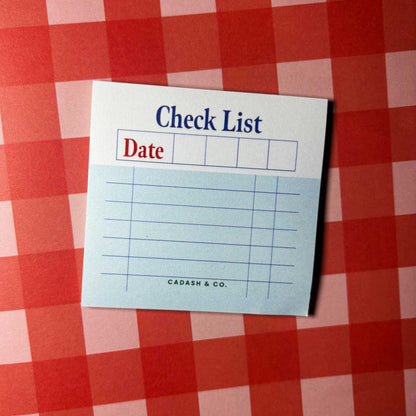 Check List Sticky Notes