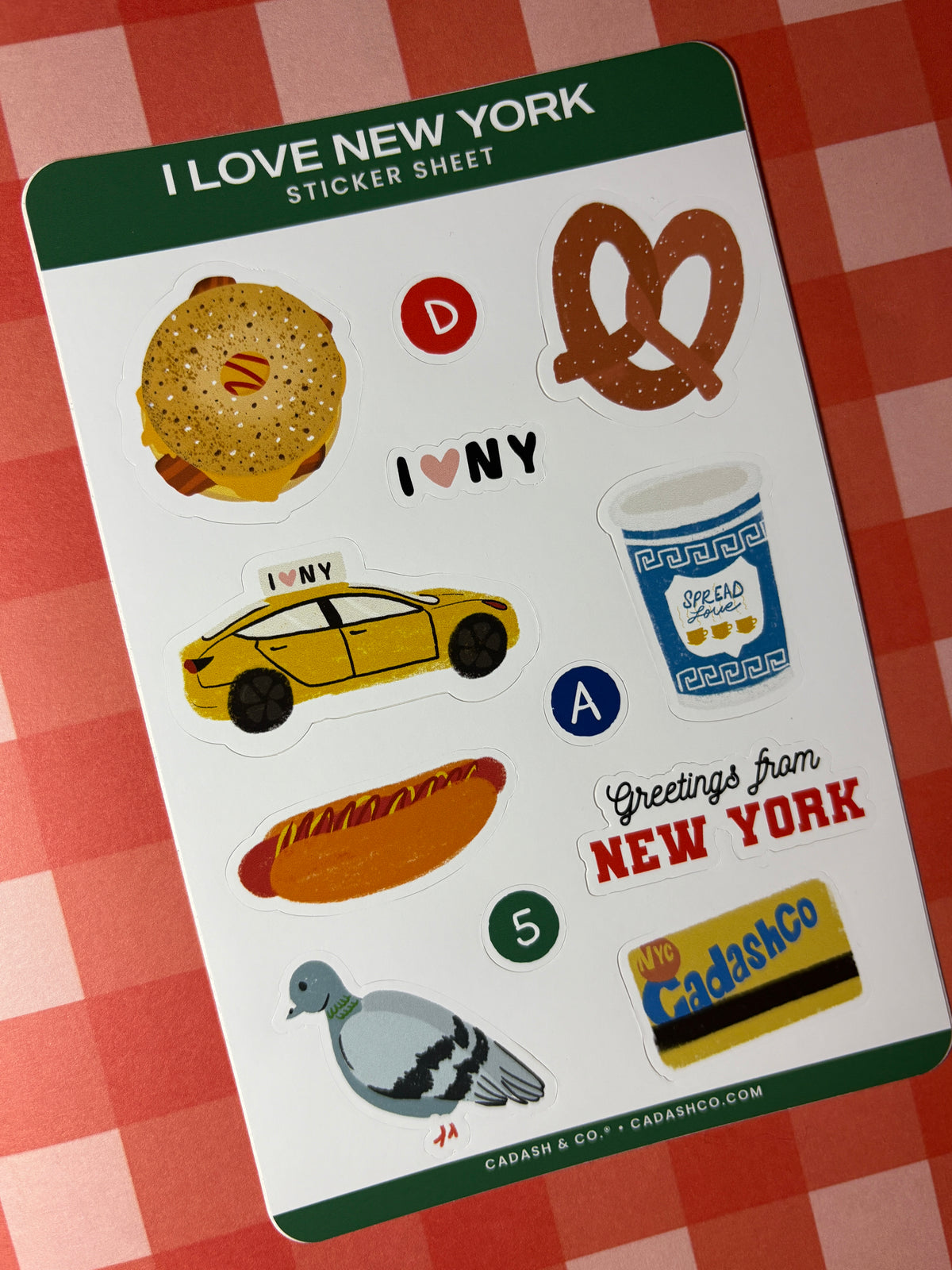I love NY Sticker Sheet