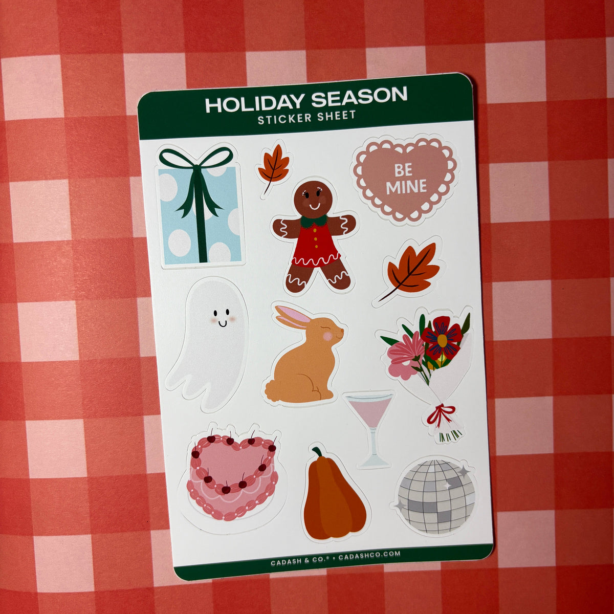 Holiday Season Sticker sheet