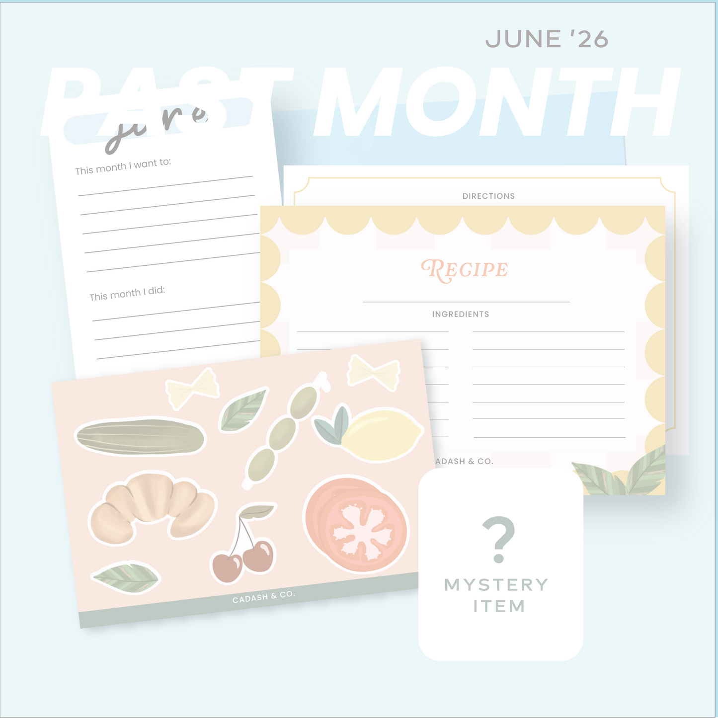 Cadash Club - Monthly snail mail