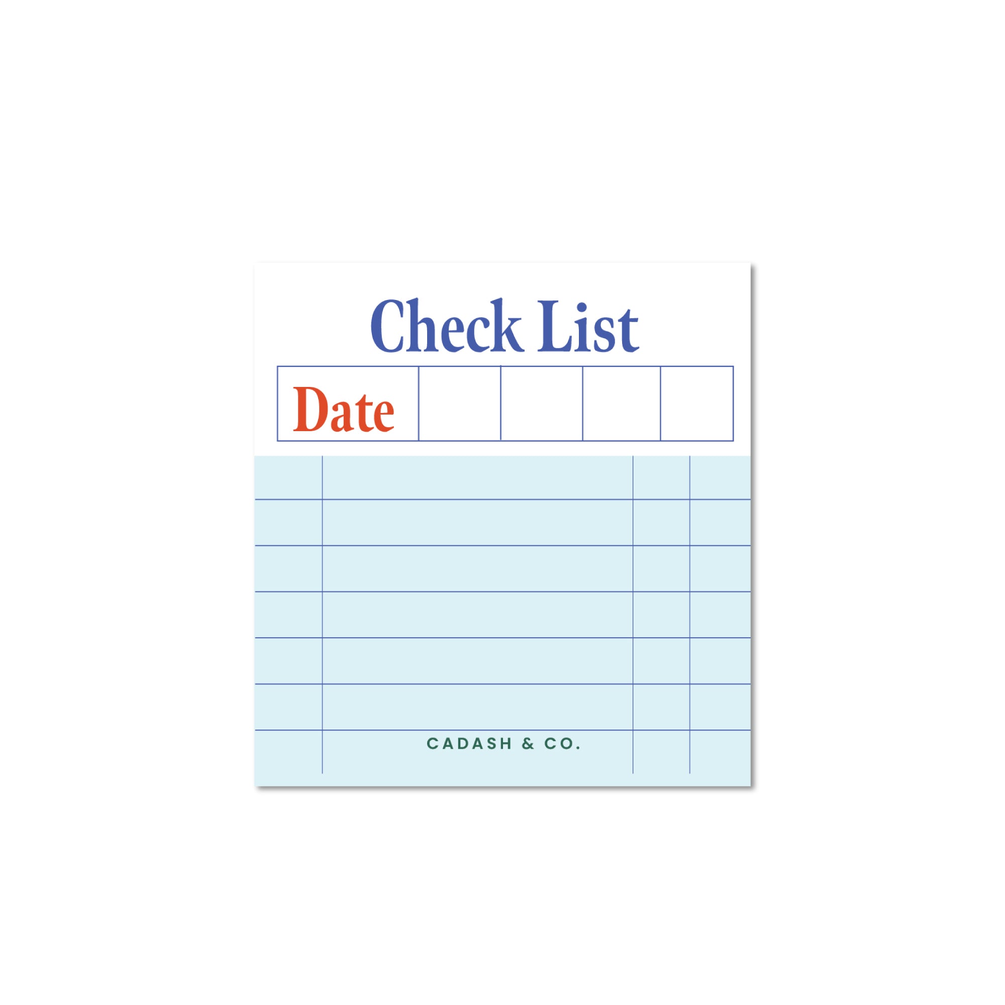 Cheque Direction Stick Note Check List Sticky Notes – Cadash & Co.