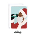 Santa C. Greeting card