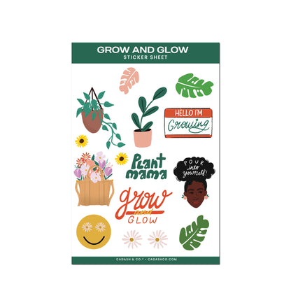 Grow and Glow Sticker Sheet