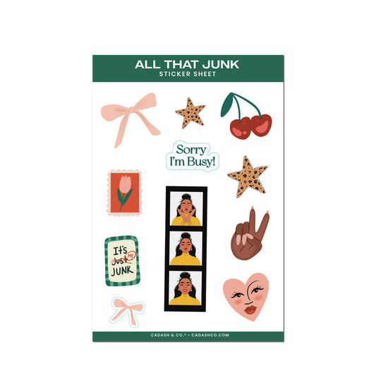 All That Junk Sticker Sheet