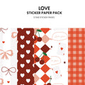 Love Sticker Paper Pack
