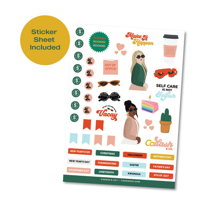 Master Planner - Undated 12 Month Planner