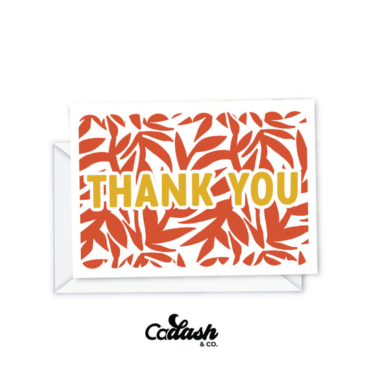 Thank You greeting card
