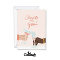 Cheers Greeting card